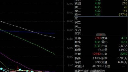 隆盛策略股票杠杆配 资市场A股第二只，“30cm”一字跌停