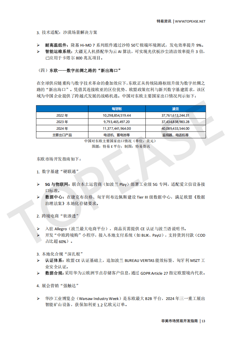 特易资讯：2025非美市场贸易开发指南